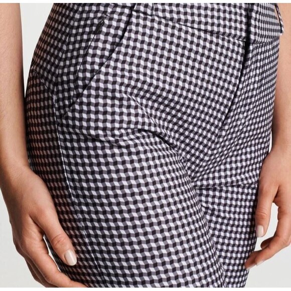 Peter Millar Women's Surge Gingham Performance Ankle Golf Pants Size 4 NWT - Picture 2 of 4
